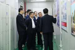 宜春市电子信息产业链招商小分队莅临开元网页版-开元(中国)参观调研